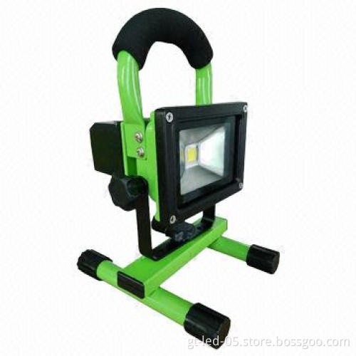 10W PIR LED Rechargeable Floodlight with CE, RoHS, SAA Marks